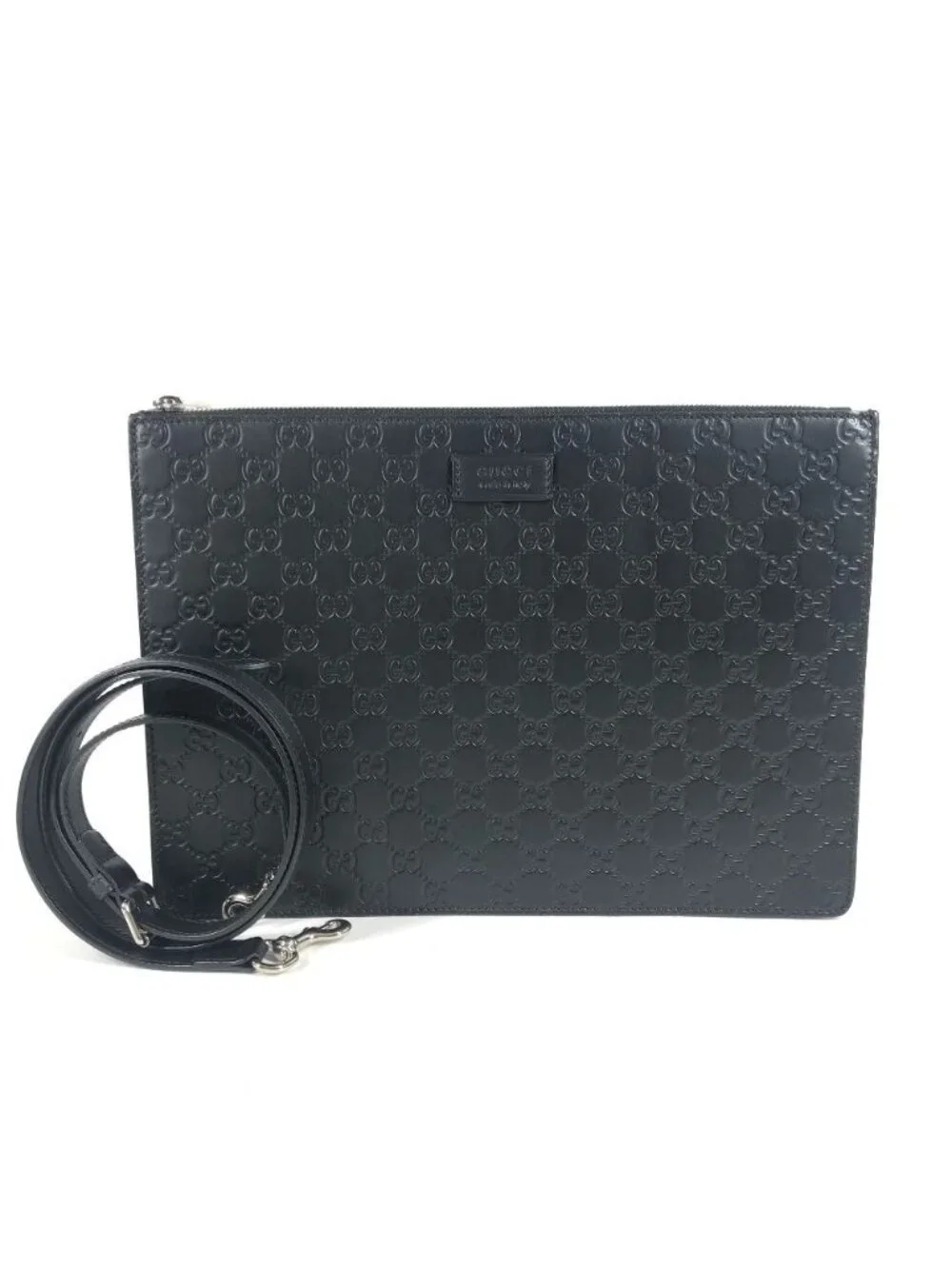 Gucci Shoulder Bag Guccissima GG Logo Marais the Black